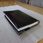 単行本用革のブックカバー　T-1