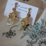 1/15 Fri 22:00販売　花の雫イヤリング/ピアス