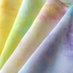 糊あり　手染め生地⑥ 胴裏　正絹　むら染め