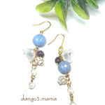 1点限定☆500円☆お花☆チェコメロン☆のピアス/イヤリング