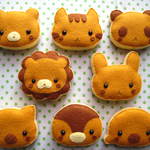 ★フェルトままごと★どうぶつホットケーキ★16★
