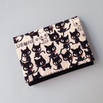 【再販×4】ポケットティッシュケース 黒猫