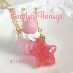 ミニ✩⃛ೄ カップケーキ໒꒱*ペンダント