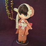 ミディブライス　ふくろうのお着物セット