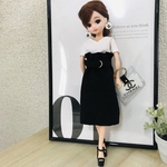 ♡リカちゃん服♡黒ハイウエストスカート♡ドール服♡リアルクローズ 