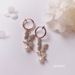 𝐵𝓊𝓉𝓉𝑒𝓇𝒻𝓁𝓎 ❤︎ きらきらバタフライイヤリング/ピアス