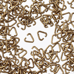 三角カン　ゴールド　小さめ　金具　パーツ　200個　セット　接続金具　キーホルダー　ストラップ　アクセサリー　手芸　ハンドメイド AP2783