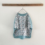 Sale。「ハスカップ」のブラウス。オリジナルテキスタイル。