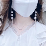 【マスクチェーン 大ぶりパール❁⃘*.ﾟ】