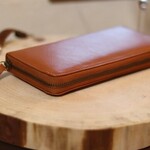 家具屋さんが考えた本革 キャメル プレゼントに(本革)長財布  レザーお色キャメル 財布 本革