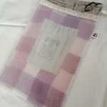 片面メッシュ巾着（トゥシューズ巾着）