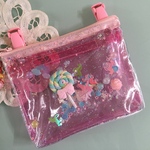 専用です！ピンク☆オーロララメ☆ゆめかわシャカシャカ移動ポケット　ユニコーン、キャンディ