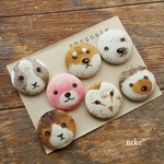 *ponpon animals*マグネット7個セット