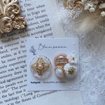 ボタンピアス　　＊°   イヤリング