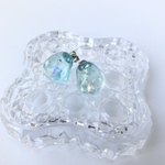 水面ドロップのピアス