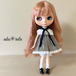 【再販】 ブライス アウトフィット ◆ 付け襟 ワンピース 3点セット ◆ 服 