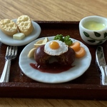 ミニチュア目玉焼きハンバーグセット