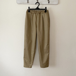 Cool maxチノストレッチ ベージュ＊タックテーパードパンツ
