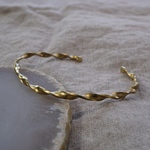 fusilli bangle （brass）
