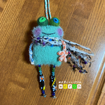 もふもふkeronストラップ💕  カエル  ストラップ  バッグチャーム  ぬいぐるみ  アクセサリー