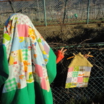 ベビー掛け布団カバー（グリーンD）