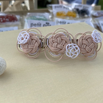 水引バレッタ　花氷