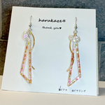 夏✧˖°クリアカラー　レジン×ビーズ˖°⌖꙳ピアス