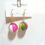 （送料無料）紙風船ピアス　※マスクチャーム・イヤリングに変更可能