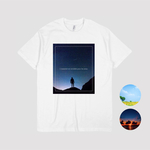 【New!】Sky’s Graphic Tee Shirt (3 colors)｜空模様メッセージTシャツ