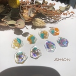 レジンのピアス🫐