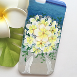 プルメリアのブーケiPhone6ケース