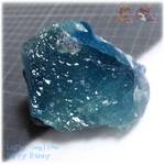 ✅ 特別な ラダー結晶 ブルーフローライト 蛍石 原石 欠片 No.4751