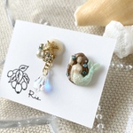 人魚姫ピアス/イヤリング（グリーン）