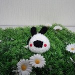 ポインテッドうさぎヘアゴム１
