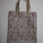 ぺったんこバッグ*リバティ*Felicite*あずきミルク*32×28㎝