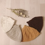 【受注制作】ベビーニット帽　ホイップ帽子