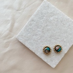 インド・ターコイズ　ピアス＊イヤリング