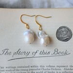 バロック パール の 1粒 ピアス イヤリング 