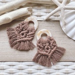 BOHO macramé ピアス