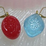 Candyピアス:) SWEETなソーダ＆いちご味