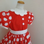えり付きドットワンピース*size120