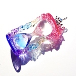 雲レジン☆黄昏時⑧☆空時計☆チェーン