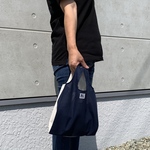 エコバッグ　コンビニ　ネイビー×オフホワイト  