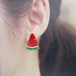 スイカの刺繍🍉イヤリング○アクセサリー○