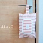 【Studio.I】おしり拭きポーチ＊ベビー用品もおしゃれに可愛く＊出産祝いにも＊ピンクストライプ