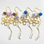 【☃️様専用】ひらりとふっかピアス💜