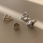 double line ear cuff(silver) 開き調整可能