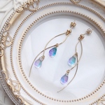流れる花のしずくピアス/イヤリング⑅*॰ॱ