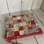 ご予約品⭐︎大人なパッチワーク⭐︎スクエアポーチ2.5cm