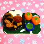 ミニチュア🍘🍊🍵こたつのお供